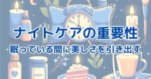 ナイトケアの重要性 眠っている間に美しさを引き出す